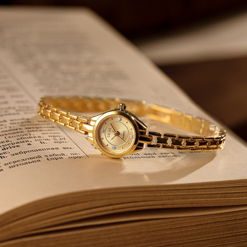 Dainty Women Gold Watch