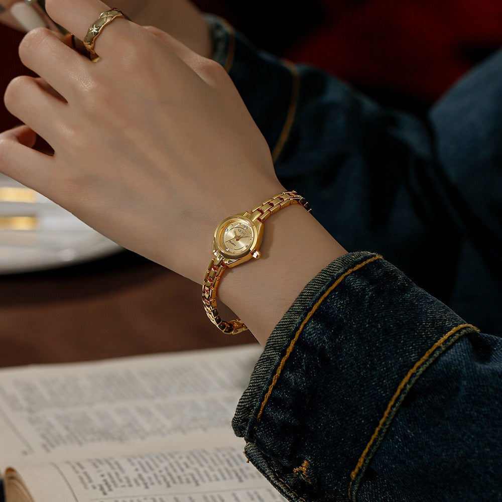 Dainty Women Gold Watch
