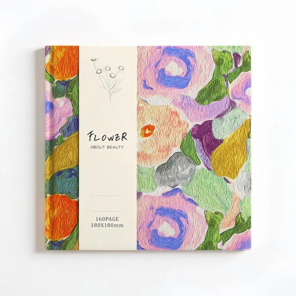 Sketchbook Floral Notebook Drawing Gift