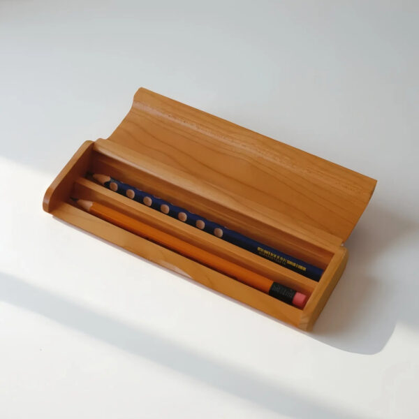 Handcrafted Wooden Pen Box Wooden pencil case storage box desktop stationery