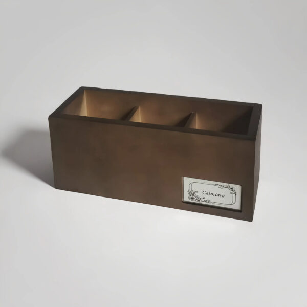 pen holder with three compartments